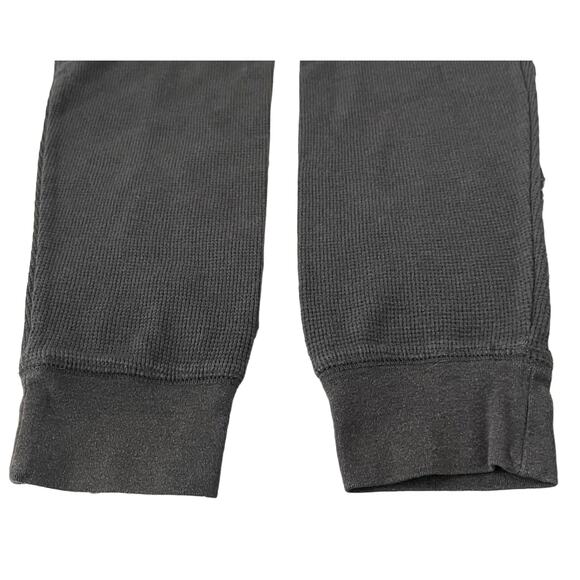 FADED GLORY LONG SLEEVE THERMAL PULL-OVER POLO TOP, WOMENS, XL(46-48)-DARK GREY - Picture 8 of 11